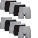 Hanes 10 Pack Men's Boxer Briefs Small