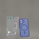 FNTCASE for iPhone 16 Case [Compatible with Magsafe] Translucent Matte Cases with [Screen Protector] Military Grade Shockproof Protective Phone Cover - Ultramarine