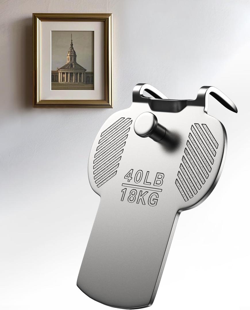 Drywall Picture Hanging Hooks Claw: 15Pcs 40lb Large Wall Picture Frame Hangers - Art Hanging No Damage Heavy Duty Mirror Photo Poster Painting Hanger Hardware Kit - Claw for Decor Room