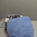 POLYTE Microfiber Towel (17x54, 6 Packl, Blue,Camel,Gray)