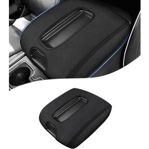 Autorder Center Console Cover for 2014-2018 Chevy Silverado/GMC Sierra 1500 2500 3500 Accessories Armrest Cover Anti-Scratch Middle Console Pad Armrest Protector (ONLY For Bucket Seat)