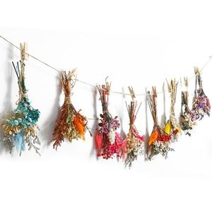 8 Sets Mini Dried Flower Bouquet Valentines Decoration Natural Dried Flower Bouquet Wall Hanging Decor Boho Flowers Wall Decor Farmhouse Plants for Room Home Table