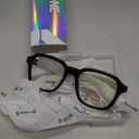 VISOONE Oversized Square Blue Light Blocking Glasses Fashion Computer Eyewear for Women and Men BENNETT (Coco Tortoise)