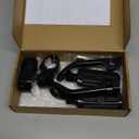 FOVPLUE 1.25" Highway Footpegs,Long Angled Adjustable Highway Pegs w/Mounts for Harley Touring Street Glide Electra Glide Road King Softail CVO Dyna Trike VRSC Sportster w/1-1/4" Engine Guard,Black#1