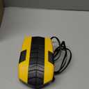 2-in-1 Portable Car Heater & Cooler Fan, 12V Fast Windshield Defroster and Defogger with 360 Rotation, Plugs into Cigarette Lighter (Yellow)