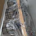 The Gray Barn Daisy Road 4-Light Wood and Metal Cage Linear Flush Mount