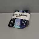 Billabong Mens Underwear 4 Pack Microfiber Performance Boxer Briefs for Men, Size S