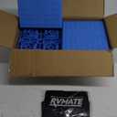 RVMATE RV Leveling Blocks 12 Pack, Heavy Duty Camper Leveling Blocks, Leveling Blocks for RVs, Reduce Trailer Movement, Trailer Leveling Blocks Great for Single and Dual Wheels (Blue)