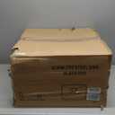 Black Undermount Laundry Utility Sink-Wesliv 21x19x12 Inch Undermount Laundry Sink Black Stainless Steel 16 Gauge Single Bowl Deep Under Mount Laundry Room Sinks with Bottom Grid