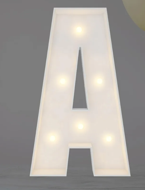 2FT Light Up Letters, Letter A