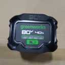 Greenworks 80V 21 Brushless (Self-Propelled) Cordless Electric Lawn Mower + (580 CFM) Axial Leaf Blower (75+ Compatible Tools), 4.0Ah Battery and 60 Minute Rapid Charger, Green and Black