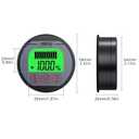 BINTA Shunt Battery Monitor 8-120V 0-150A Voltmeter Ammeter, Voltage Current Meter, Backlight Waterproof Battery Meter for Auto Car RV Motorhome Motor Golf Cart Trucks Boat Solar Panel
