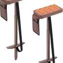 2 Pack Marsh Seat Padded Mud with Ground Stake, Portable Duck Hunting Chairs with Heating Function for Deer Ground Blind Waterfowl Turkey Outdoor Hunting Gear, No Power Bank