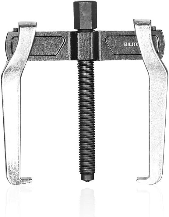 BILITOOLS 4" 2-Jaw Gear Puller, Internal External for Removal of Pulleys Flywheels Bearings & Gears