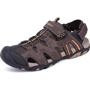 Queday Mens Sport Sandals Closed Toe Outdoor Hiking Sandals Lightweight Trail Walking Casual Water Shoes 8