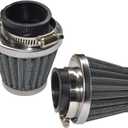 Baitaihem Pack of 2 Motorcycle POD Air Filter Dirt Pocket Bike ATV Pit Bike (38mm/39mm/40mm)