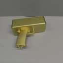 Sopu Make it Rain Money Gun Paper Playing Spary Money Toy Gun, Prop Money Gun Cash Gun Toy Party Supplies (Metallic Gold)