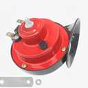 300DB Super Loud Car Horn, 12V 4A Waterproof Air Horn Replacement Kit, Electric Snail Horn for Cars, Motorcycles, Trucks, Bicycles, Marine Cars, Universal Automotive Accessories