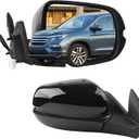 Dasbecan Side Rear View Mirror Compatible with 2016-2022 Honda Pilot Power Heated ABS Housing Door Rearview Mirror Passenger Right 76200TG7C01ZC 76200-TG7-C01ZC HO1321312(5pin)