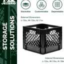 Jezero MC-16-S2 Multi-Purpose Milk Crate