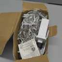 Joomer Christmas Icicle Lights - 33FT Plug in String Lights Waterproof, 8 Modes Timer Connectable Outdoor String Light for Christmas Party, Eaves, Roofs, Xmas Decorations (White+Blue)