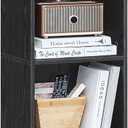 VASAGLE Custos Collection - Bookshelf, 6-Tier Bookcase, Book Shelf, Open Storage Shelf, 9.4 x 11.9 x 63.3 Inches, for Living Room, Home Office, Dinning Room, Ebony Black ULBC411B01