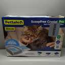 PetSafe ScoopFree Crystal Pro Legacy Automatic Self-Cleaning Cat Litter Box  Includes 1 Disposable Crystal Litter Tray  Advanced Odor Control  Not Enclosed  Gray (PAL00-16805) (Uncovered, Regular)