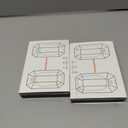 2 x Hand Warmers Rechargeable, Dnaleao 2 Pack 4000mAh Electric Portable Pocket Heater, Heat Therapy Great for Outdoors, Hunting, Golf, Camping, Warm Gifts (Black & Blue)