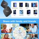 Air Tags for Android,Air Tags-4 Pack Android,2 Year Battery Life,Air Tracker Tags with 4 Case,Google Find Trackers for Google'S Find Hub App,IP65 Waterproof Luggage Tracker for Keys,Wallets,Suitcases