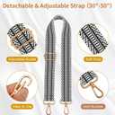 Clear Bag for Stadium Events, Clear Crossbody Bag Stadium Approved Fanny Pack Concert Purses for Women Men (Black-4)