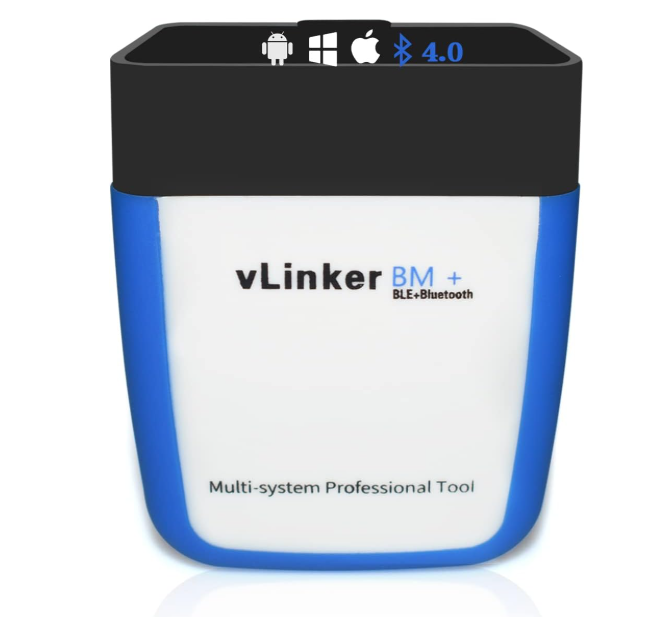 VGATE vLinker BM+ Bluetooth Pro OBD2 Scanner for Car Diagnostic Scan Tool and Check Engine Light Code Reader Wireless OBDII Auto Diagnostic Scanner Tool for iOS, Android and Windows