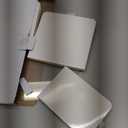 AHUAWA 4Pcs Buffet Risers, Foldable Food Risers for Buffet Table, 12" Reusable Cardboard Display Risers Cylinder Stands with Acrylic Plates for Party, Wedding, Catering & Birthday Decor