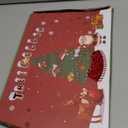 XmasExp Christmas Tree Collar 24 inch Sequin Tree Skirt for Christmas Holiday Home Decor Xmas Tree Ring Stand Base Cover Small Size 4 Piece Red