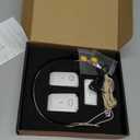 Nicama AS3 2TX+RX Headset Wireless Headworn Microphone, 2.4G Wireless Lavalier Microphone for iPhone 15 16 Type-C Android Smartphones Canon EOS Nikon DSLR Camera Sony Camcorder (White)