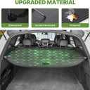 Powerty Retractable Cargo Cover for 2023-2026 Mercedes Benz GLC Class GLC 300 350e 43 63(Not GLC Coupe), Carbon Fiber Texture Trunk Cover Privacy Screen Rear Security Shade for GLC Accessories