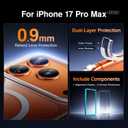 SMARTDEVIL Magnetic MagSafe Case for iPhone 17 Pro Max, Strong Magnetic Clear Shockproof Cover with 2 Screen Protectors, Ultra-Slim Anti-Yellowing Phone Case-White