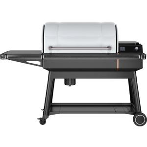 Hisencn Grill Insulation Blanket for Traeger Ironwood XL TFB93RLG, Silver PU Coated Fiberglass Heat Blanket with Insulation Cotton, Magnet Design Traeger Grill Blanket, Save 25%-50% Pellets in Winter