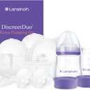 Lansinoh DiscreetDuo Extra Pumping Set, Breast Pump Accessories Kit