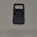 Designed for iPhone 17 Pro Case with 360 Magnetic Stand, Carbon Fiber Phone Case [Compatible with Magsafe] [15FT Military Protection] with Stand Ring 6.3'', Black