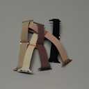 5 Pack Slim Braided Stretchy Bands Compatible with Apple Watch Band 40mm 41mm 42mm 38mm 44mm 45mm 46mm 49mm Women Men, Thin Elastic Nylon Solo Loop Straps for iWatch Series 10 9 8 7 6 5 4 3 11 SE 2/1 (Black/Starlight/Pink/SmokePurple/MilkTea)