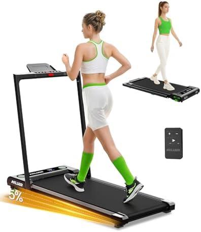 Walking Pad with Incline, Akluer Incline Treadmills for Home, 2.5 HP Under Desk Treadmill Small with Remote Control, Walking Pad Small Treadmill with LED Display