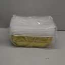 40 Pack 3 LB Aluminum Foil Pans with Lids Heavy Duty, 48 Ounce 8.7"6.6"2.4" Aluminum Food Containers with Lids, Disposable Tin Foil Pans for Baking, Meal Prep, Freezer, Heating and Takeout