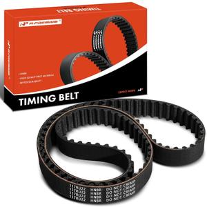 A-Premium Engine Timing Belt Compatible with Ford Escape Fusion 2013-2020, Fiesta 2010-2019, Courier 2005-2011, Fiesta Ikon 2011-2015, Transit Connect 2014-2016, 1.5L 1.6L - Replace# BE8Z6268C