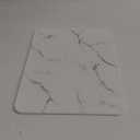 Quick Dry Stone Drying Mat for Kitchen Counter, Water-Absorbent Diatomaceous Dish Drying Mats, Multi-Purpose Stone Drying Tray for Cups Dishes Bottles, Pearl White-Marble