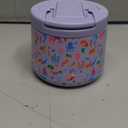 Itslife 14oz Vacuum Insulated Soup Thermos for Hot Food, Kids Lunch Container with Leakproof Buckle Lid, Wide Mouth Stainless Steel Food Jar with Spoon (Purple Mermaid)