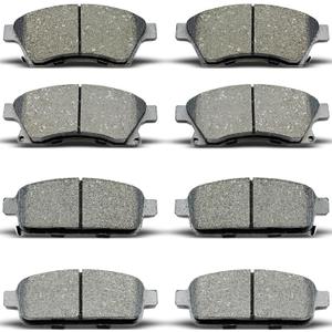Front Rear Ceramic Brake Pads 8 Pieces Set fit for 2011-2015 Chevrolet Cruze,for 2013-2016 Chevrolet Sonic