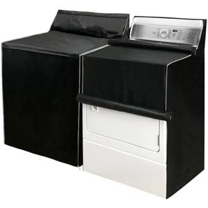 Washer and Dryer Cover, Washing Machine Cover Waterproof Dustproof Laundry Dryer Protect Cover, Zipper Design Sunproof washer and dryer covers for the top and Front load Washer/Dryer