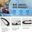 NOVAPARTS Left Side Fog Light Lamp Bezel Cover 51117294839 for 2014 2015 2016 BMW 428i 435i xDrive 2.0L 3.0L Trim Bezel Driver Side Replaces OE# 51-11-7-294-839 51 11 7 294 839
