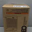 Dreo Space Heater, 1500W Portable Electric Heaters for Indoor Use, PTC Ceramic Heater for Office with Remote, Thermostat, 70Oscillation, 12H Timer, 5 Modes, Safe Quiet Room Heater for Bedroom (Standard, Silver)