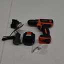 BLACK+DECKER 12V MAX Cordless Drill/Driver, Battery and Charger Included (BDCDD12C)